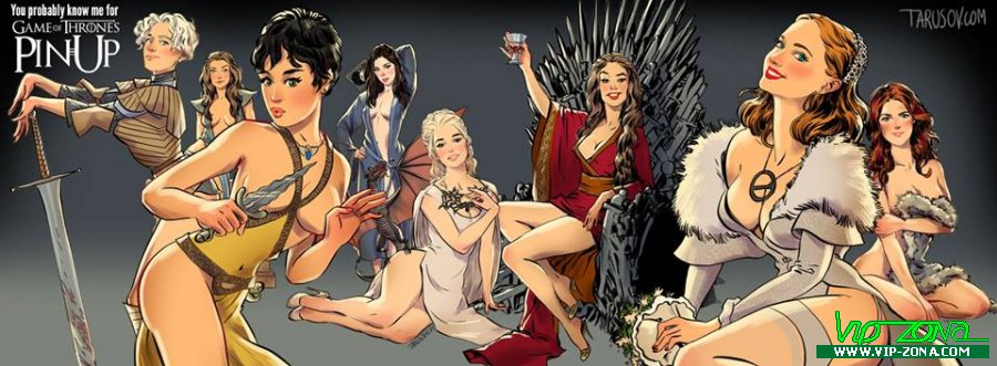 Game of Thrones Pin-Up by Andrew Tarusov