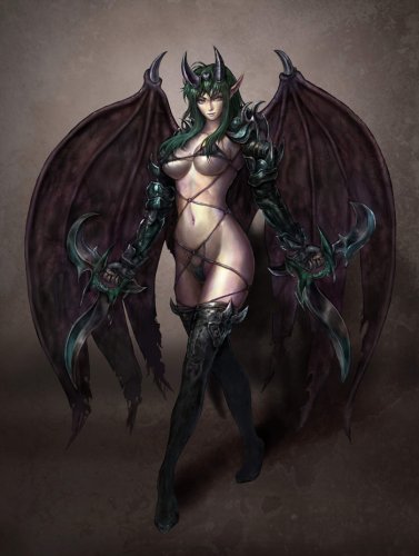 Art Collection on Girls Demonesses
